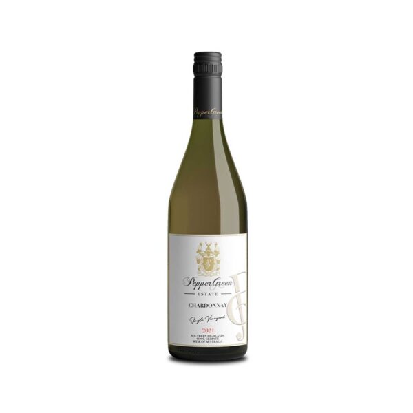 PepperGreen Estate Chardonnay Unoaked Single Vineyard 2021