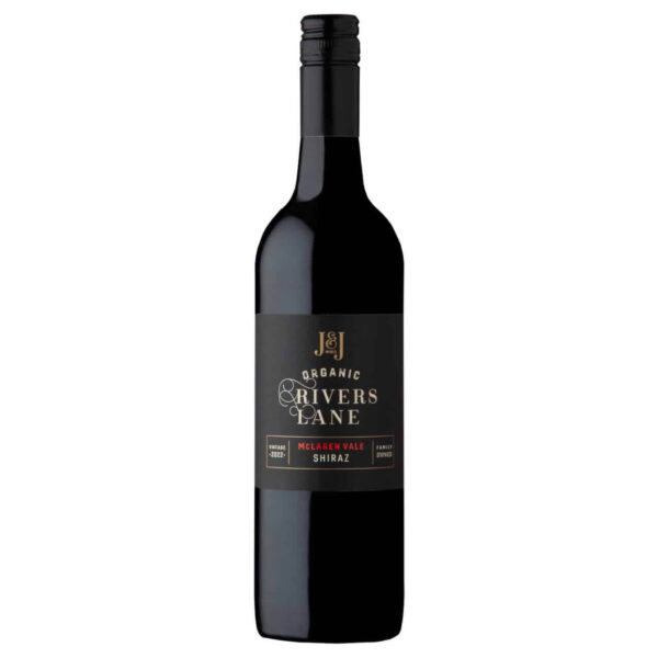 J and J Wines Rivers Lane Organic Shiraz 2022